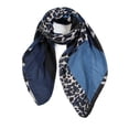thumbnail image 1 of Women's Premium Leopard Print Multi-Toned Fashion Scarf (Navy), 1 of 1
