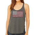 thumbnail image 1 of Women's Premium Word Art Flowy Tank Top - 50 States USA Flag, 1 of 2