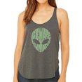 thumbnail image 1 of Women's Premium Word Art Flowy Tank Top - Beware of Humans, 1 of 2