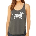 thumbnail image 1 of Women's Premium Word Art Flowy Tank Top - Dachshund, 1 of 2
