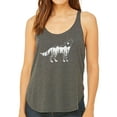 thumbnail image 1 of Women's Premium Word Art Flowy Tank Top - Howling Wolf, 1 of 2
