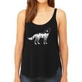 thumbnail image 1 of Women's Premium Word Art Flowy Tank Top - Howling Wolf, 1 of 2