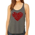 thumbnail image 1 of Women's Premium Word Art Flowy Tank Top - Just a Small Town Girl, 1 of 2