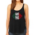 thumbnail image 1 of Women's Premium Word Art Flowy Tank Top - Latina Lips, 1 of 2