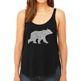 thumbnail image 1 of Women's Premium Word Art Flowy Tank Top - Mama Bear, 1 of 2