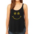 thumbnail image 1 of Women's Premium Word Art Flowy Tank Top - Rockstar Smiley, 1 of 2