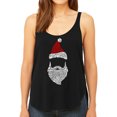 thumbnail image 1 of Women's Premium Word Art Flowy Tank Top - Santa Claus, 1 of 2
