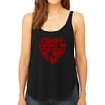 thumbnail image 1 of Women's Premium Word Art Flowy Tank Top - Shape of You, 1 of 2