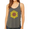 thumbnail image 1 of Women's Premium Word Art Flowy Tank Top - Sunflower, 1 of 2