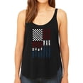 thumbnail image 1 of Women's Premium Word Art Flowy Tank Top - Support our Troops, 1 of 2