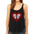thumbnail image 1 of Women's Premium Word Art Flowy Tank Top - Til Death Do Us Part, 1 of 2