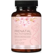 Prenatal Vitamins for Women with Folic Acid + Omega 3 DHA for Fetal Development Support - Prenatal Vitamin Supplement For Mom & Baby - Daily Pregnancy Multivitamin Nutritional Support - 60 Softgels