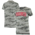 thumbnail image 1 of Women's Pressbox Camo Wisconsin Badgers T-Shirt, 1 of 3