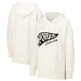 thumbnail image 1 of Women's Pressbox  Cream Purdue Boilermakers Marni Pullover Hoodie, 1 of 3