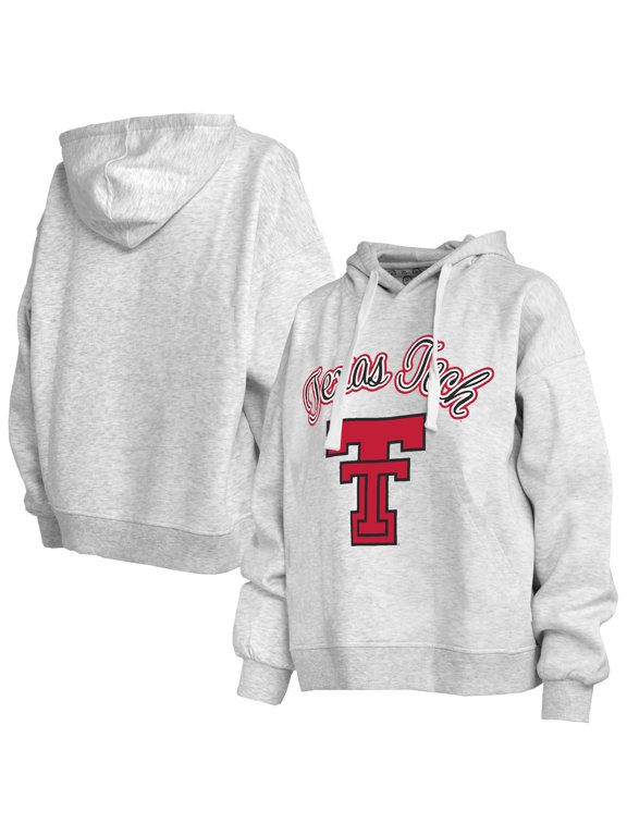 Women's Pressbox Heather Gray Texas Tech Red Raiders Janise Pullover Hoodie