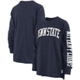 thumbnail image 1 of Women's Pressbox Heathered Navy Penn State Nittany Lions Two-Hit Canyon Long Sleeve T-Shirt, 1 of 4