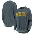 thumbnail image 1 of Women's Pressbox Navy Notre Dame Fighting Irish Vintage Wash Pullover Sweatshirt, 1 of 3