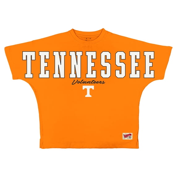 Women's Pressbox Tennessee Orange Tennessee Volunteers Flannigan Oversized T-Shirt