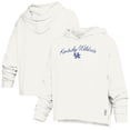 thumbnail image 1 of Women's Pressbox  White Kentucky Wildcats Faye Long Sleeve Hooded Slub T-Shirt, 1 of 3