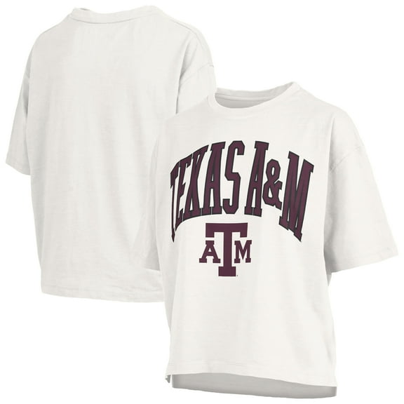 Women's Pressbox  White Texas A&M Aggies Nelson T-Shirt