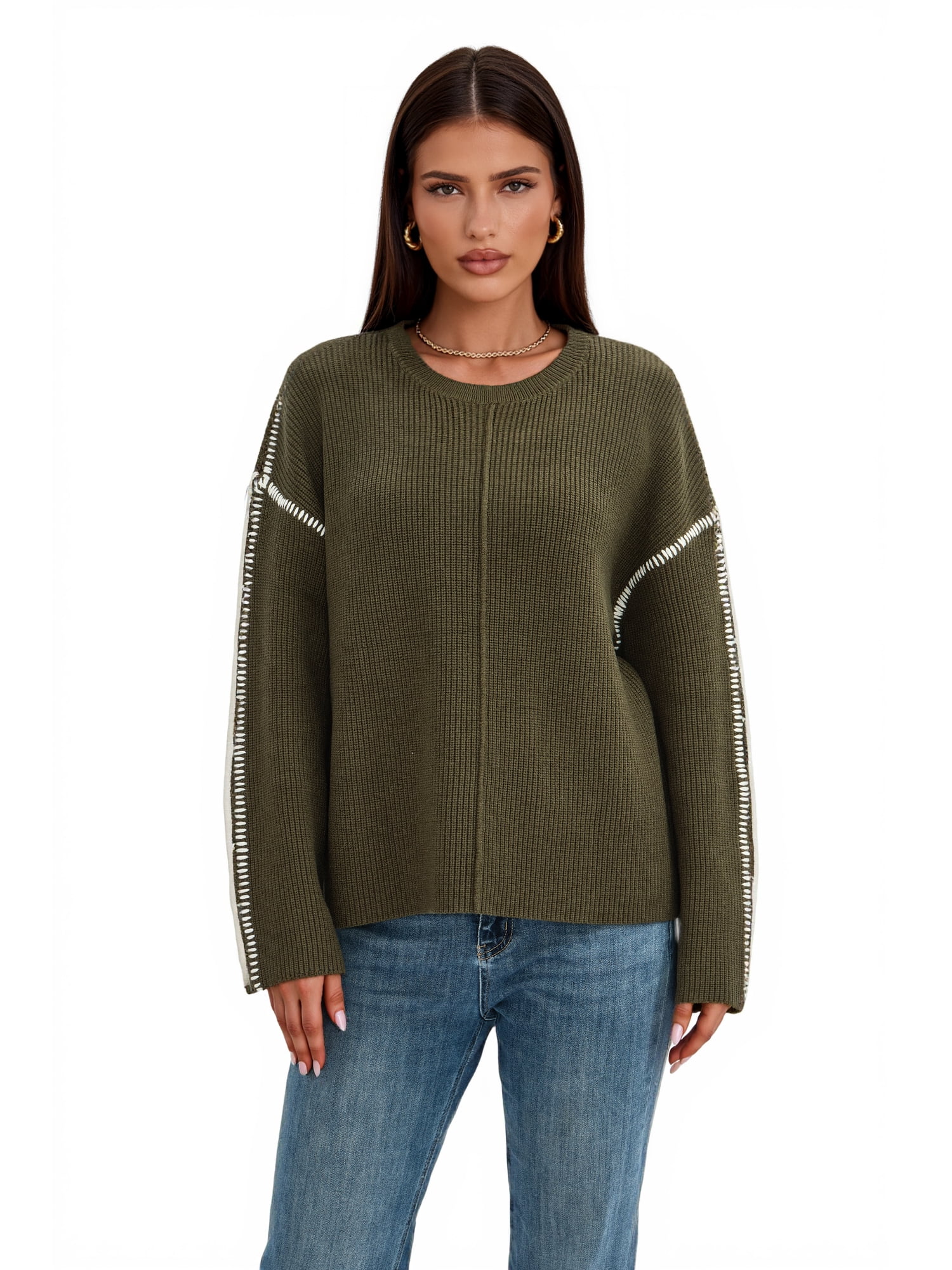 Women’s Pretty Garden CABLE KNIT MOCK NECK TOP - MOCKNECK SWEATER