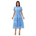 thumbnail image 1 of PRETTYGARDEN Women's Midi V-Neck Midi Dress, Sizes S-XXL, 1 of 6