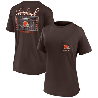 cleveland browns dress shirt Cleveland Municipal Stadium – Brown & Orange – Unisex Crew T-Shirt main image 0