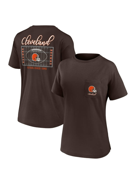 Women's Fanatics Brown Cleveland Browns Southern Prep T-Shirt