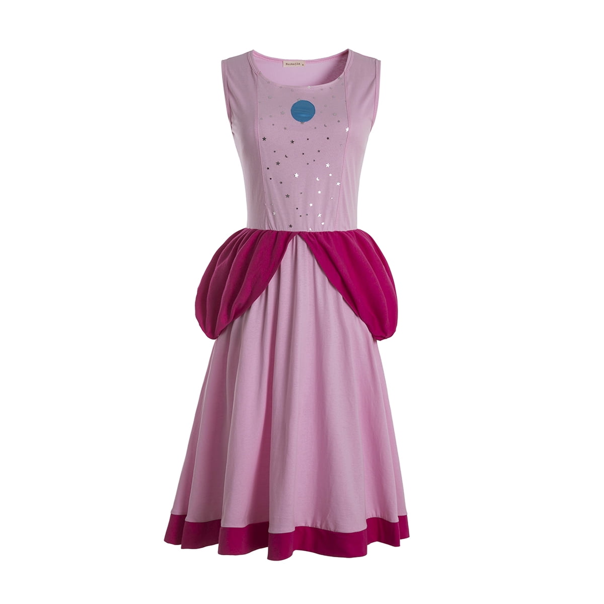 strapless open back dress Glitter-Mesh Long A-Line Prom Dress main image 0