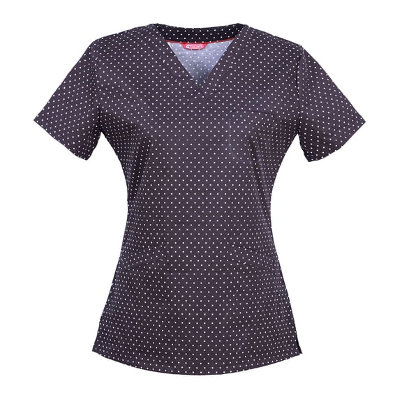 Women's Print Scrub Top