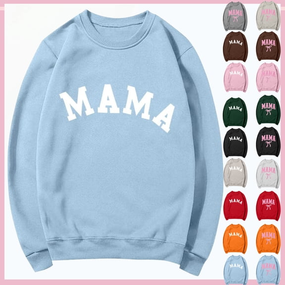 Women's Printed Long Sleeved Round Neck Sweatshirt Fashionable And Casual Hooded Sweatshirt Top