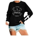 thumbnail image 1 of Women's Printed Pullover Hoodie Fashionable Comfort Without Hood for Effortless Style Alien Sweatshirt Hoodie Boys Sweatshirt Size 14 16 Jacket Womens Fashion Leopard Zip up Jacket Crop Top, 1 of 4