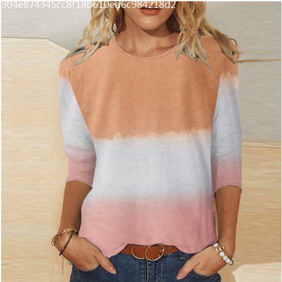 Women's Printed Short-Sleeve Loose T-Shirt