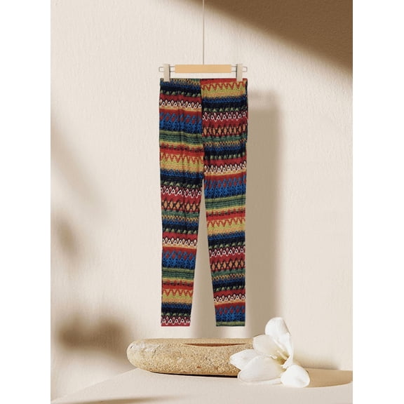 Women's Printed Warm And Tight Waist Pants, Trendy Leggings, Long And Cute Leggings 1773656642670595