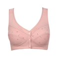 thumbnail image 1 of Women's Printed Wirefree Racerback Bra Plus Size Seamless Comfort Full Coverage Bras, 1 of 4