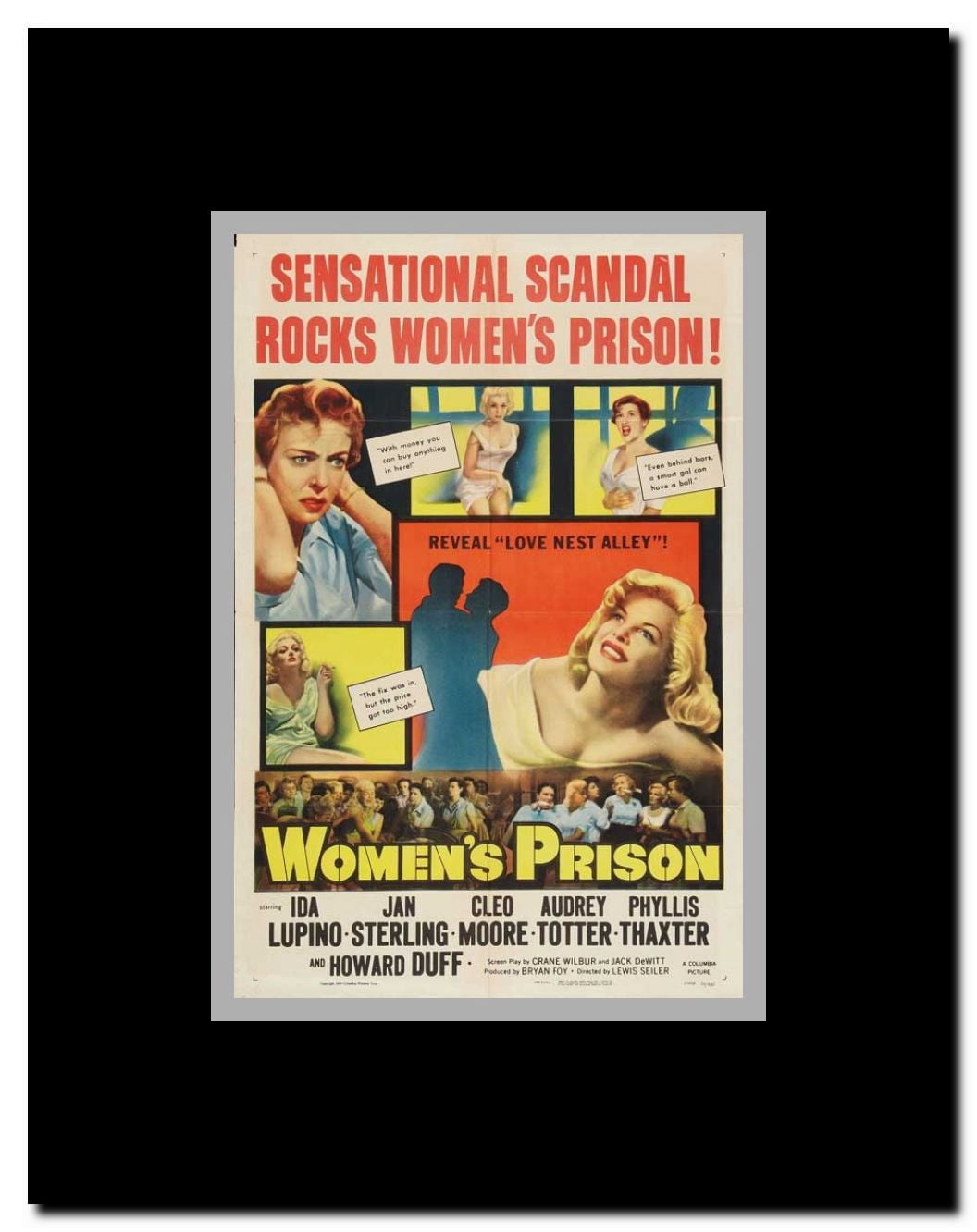 Women's Prison Framed Movie Poster
