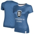 thumbnail image 1 of Women's ProSphere  Blue Bentley Falcons Swimming & Diving Performance T-Shirt, 1 of 3