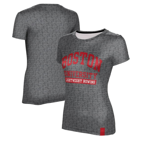 Women's ProSphere Heather Gray Boston University Lightweight Rowing T-Shirt