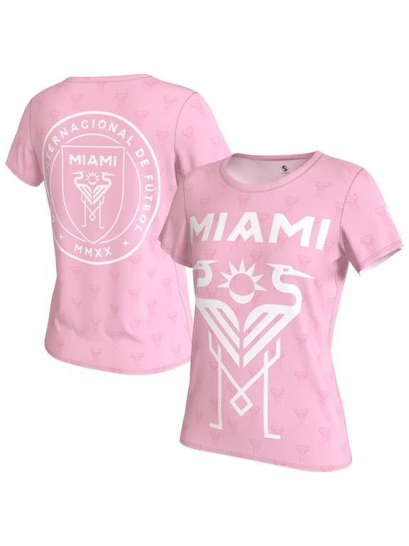 Women's ProSphere Pink Inter Miami CF Logo T-Shirt