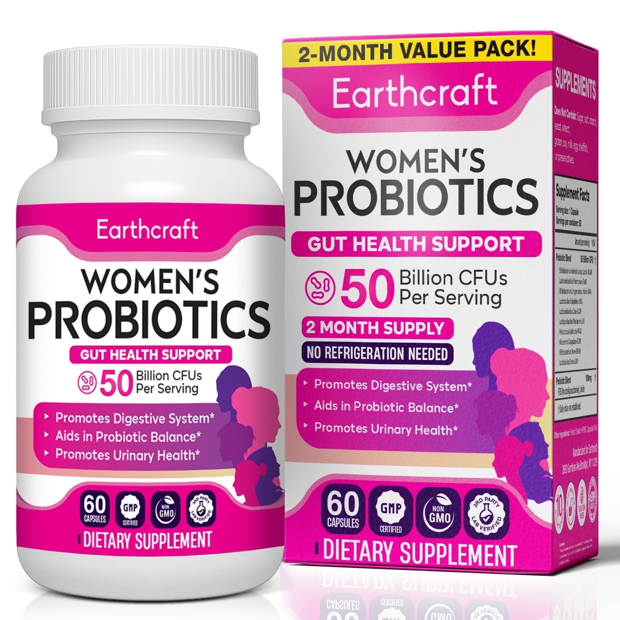BioSchwartz Prebiotics And Probiotics For Gut Health, Digestive Enzymes For Women, 30 Capsules - View #3