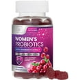 thumbnail image 1 of Probiotics for Women Gummies with Cranberry - 6 Premium Strains for PH Balance, Digestive Health, Vaginal & Immune Support, 3 Billion CFU, Women's Probiotic Gummy for Feminine Health - 60 Gummies, 1 of 11