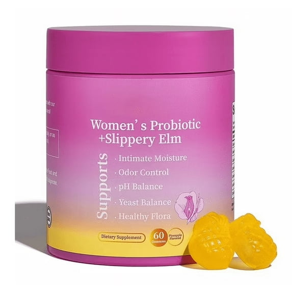 Women's Probiotic+Slippery Elm 60Gummies