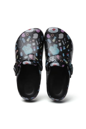 Women’s Lightweight Work Clogs - Slip Resistant EVA Shoes with Adjustable Strap, Waterproof Kitchen & Service Shoes for Long Standing Comfort