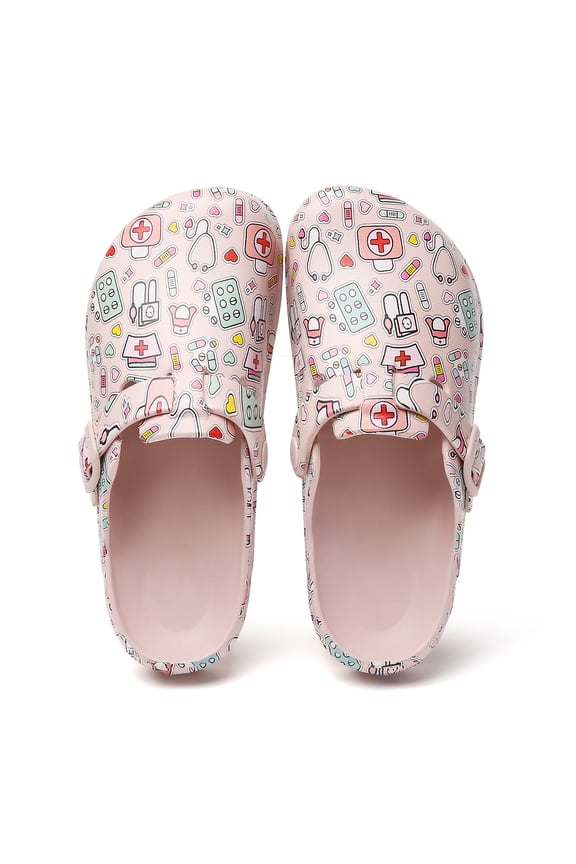 Women’s Lightweight Work Clogs - Slip Resistant EVA Shoes with Adjustable Strap, Waterproof Kitchen & Service Shoes for Long Standing Comfort