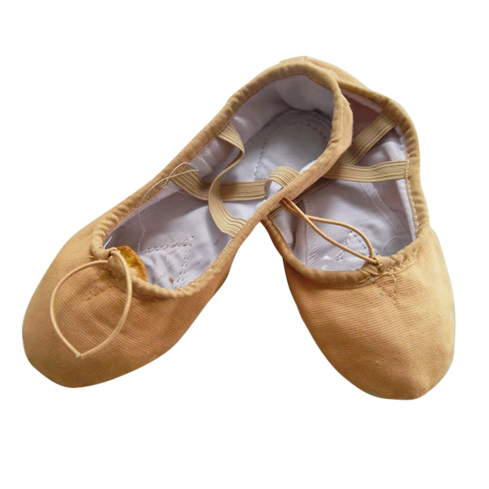 Women's Professional Stretch Canvas Split Sole Ballet Shoe, Girls Ballet Practice Shoes, Yoga
