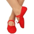 thumbnail image 1 of Women's Professional Stretch Canvas Split Sole Ballet Shoe, Girls Ballet Practice Shoes, Yoga Shoes for Dancing Size 22-44, 1 of 4
