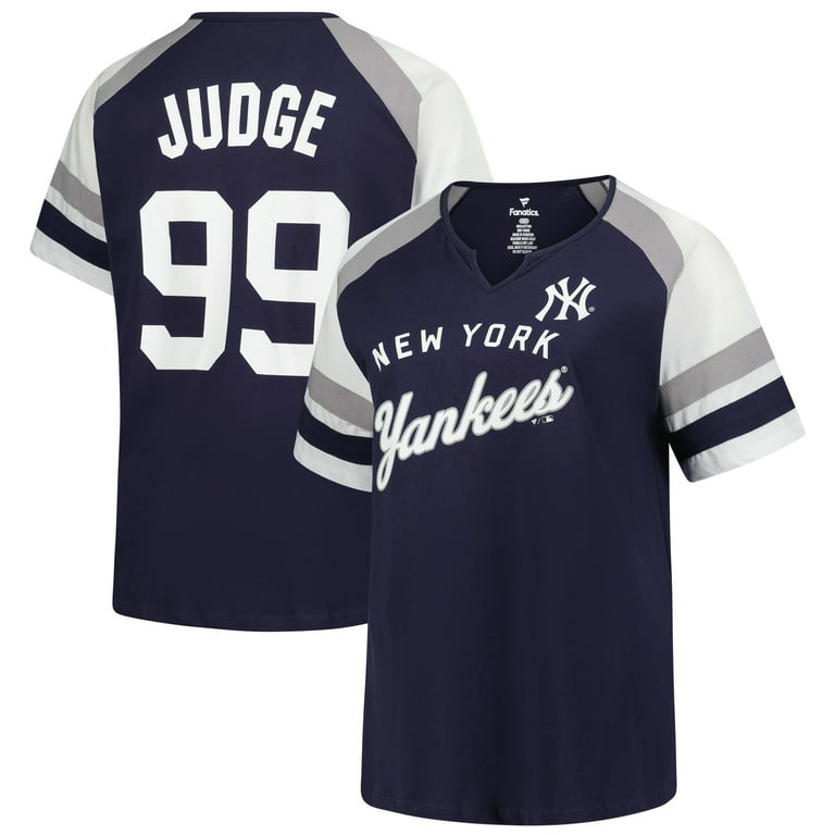 Women's-Profile Aaron Judge Navy New York Yankees Plus Size Name