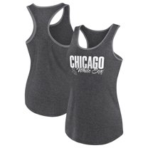 Women's Profile Black Chicago White Sox Plus Size Racerback Tank Top