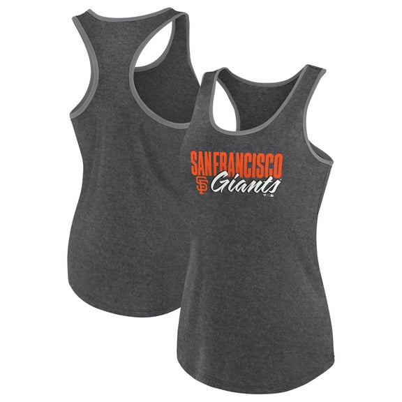 Women's Profile Black San Francisco Giants Plus Size Racerback Tank Top