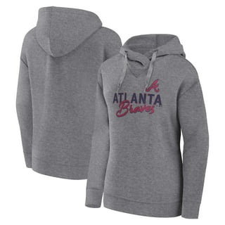 Women's Atlanta Braves Platinum Collection Pullover Hoodie - - Black
